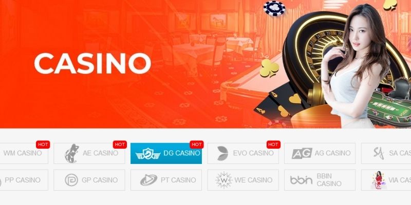 Casino Jun88 có đến hơn 10 sảnh chơi hấp dẫn