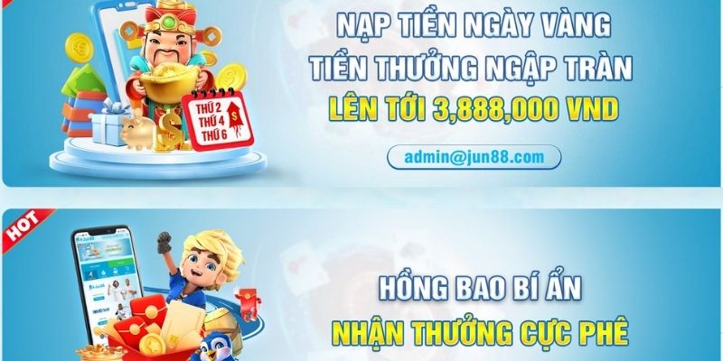 Không lo bị thiếu khuyến mãi hỗ trợ khi chơi casino ở Jun88